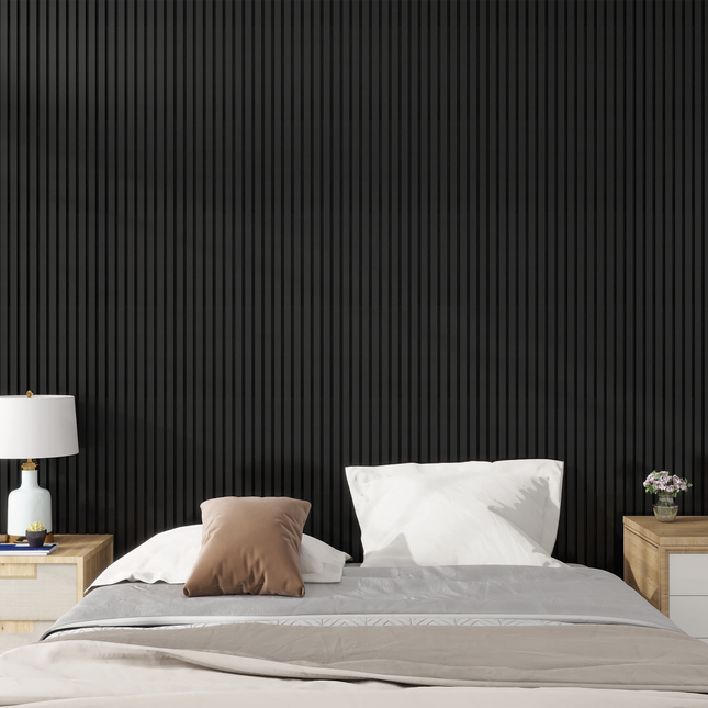 Akoestische panelen 270x60 cm - Nox Zwart