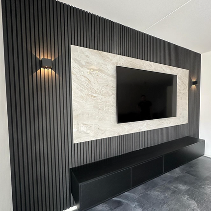 Elegance Collection TV meubel Madera Zwevend Zwart eiken