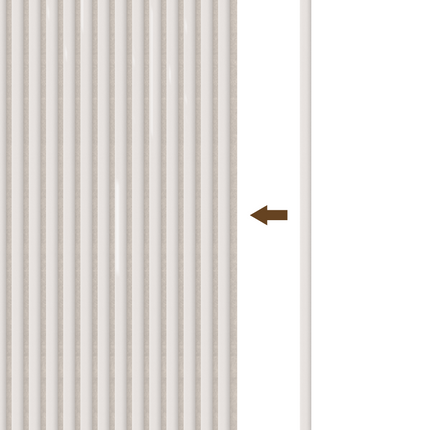 Eindlat Suede 280 cm - Snow Beige