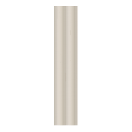 Akoestische Suede Solid Panelen 280 x 60 x 2.4 cm - Beige