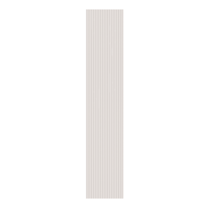 Akoestische Suede Solid Panelen 280x60 cm - Snow Beige