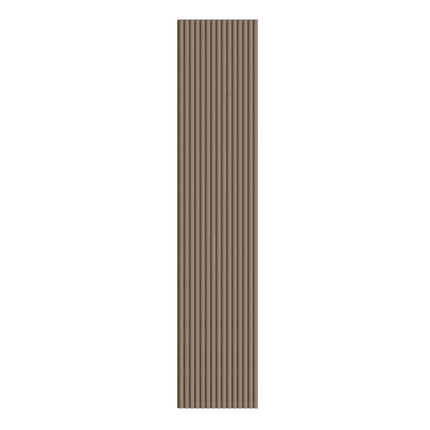 Akoestische Suede Space Panelen 280 x 60 x 2.4 cm - Chique Mokka