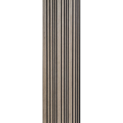 Rosenwood Akupanel Akoestische Wandpanelen Lattenwand Tripple Akupanelen 270 x 60 cm Mokka eiken