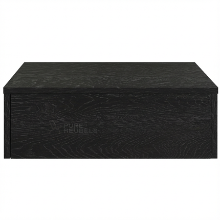 Gangkast zwevend zwart 60x20x15 cm