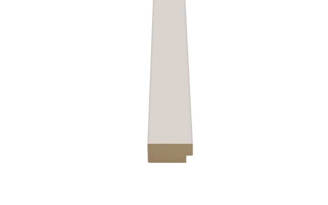 Eindlat 270 x 2.2 cm - Beige on Beige