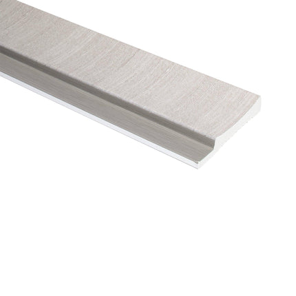 Eindprofiel Links Kunststof Wandpanelen Grijs Lumière Collection