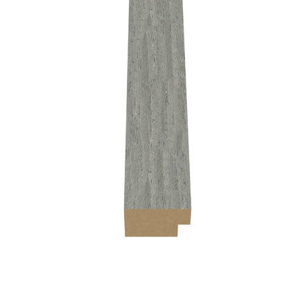 Eindlat 270 x 2.2 cm - Eiken Grijs
