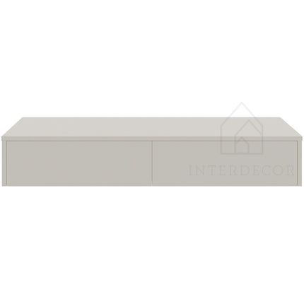 Gangkast zwevend beige 100x20x15 cm