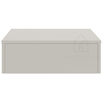 Gangkast zwevend beige 60x26x20 cm