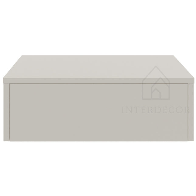 Gangkast zwevend beige 60x26x20 cm
