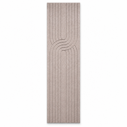 Akoestische Viltpanelen Japandi 280 x 60 cm - Beige