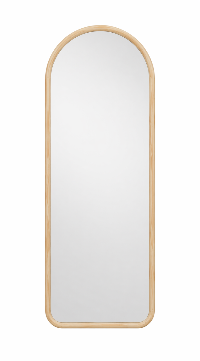 Wandspiegel Luna Naturel 180 × 70 cm