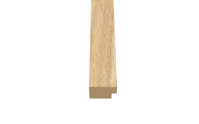 Eindlat 270 x 2.2 cm - Eiken Naturel