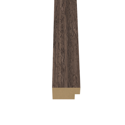 Eindlat 270 x 2.2 cm - Eiken Dark Walnoot
