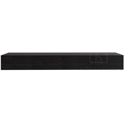Madera TV-Meubel zwevend zwart 280 cm