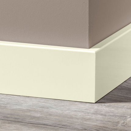 MDF Moderne Plint 90x15 RAL 9001 Crèmewit