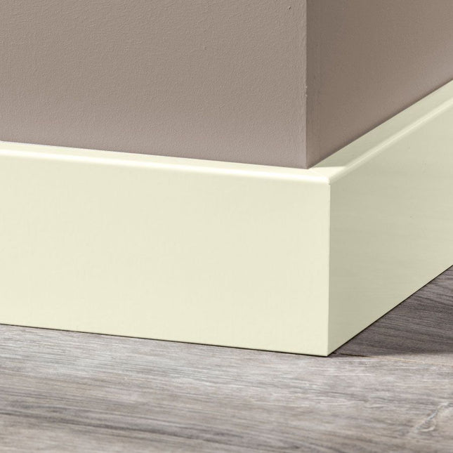 MDF Moderne Plint 120x15 RAL 9001 Cremewit