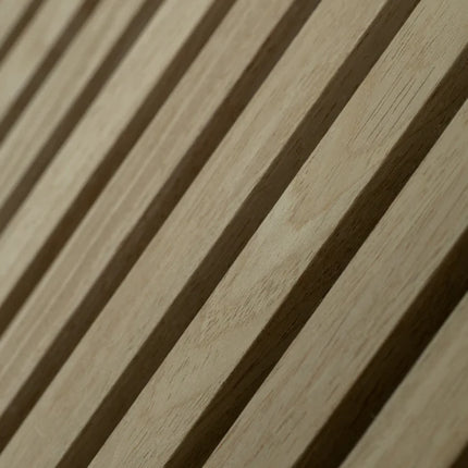 Akupanel Eiken Naturel 60 x 60 cm Lattenwand Akoestische wandpanelen