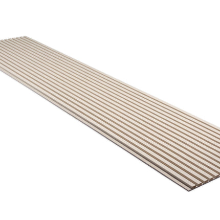 Rosenwood Akupanel Beton on Beige 270 x 60 cm Lattenwand Akoestische Wandpanelen