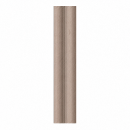 Akoestische Brushed Suede Solid Panelen 280 x 60 x 2.4 cm - Mokka
