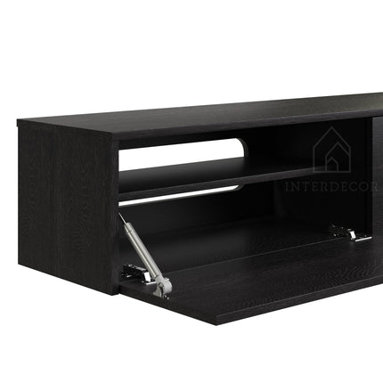 Elegance Collection TV meubel Madera Zwevend Zwart eiken